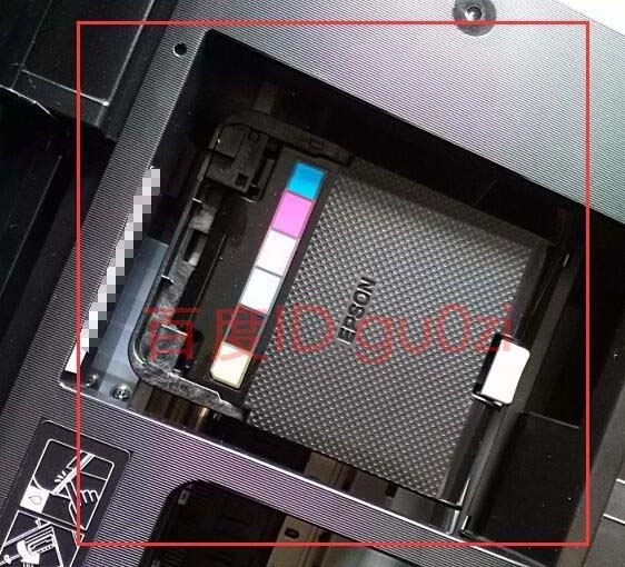 爱普生R330彩色喷墨打印机怎么拆墨仓盖更换墨盒?