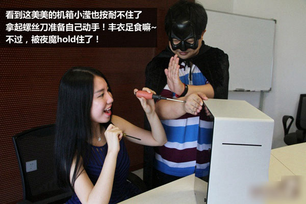 美女组装电脑装机教程：i5-6500全侧透光效DIY装机全过程图文详解