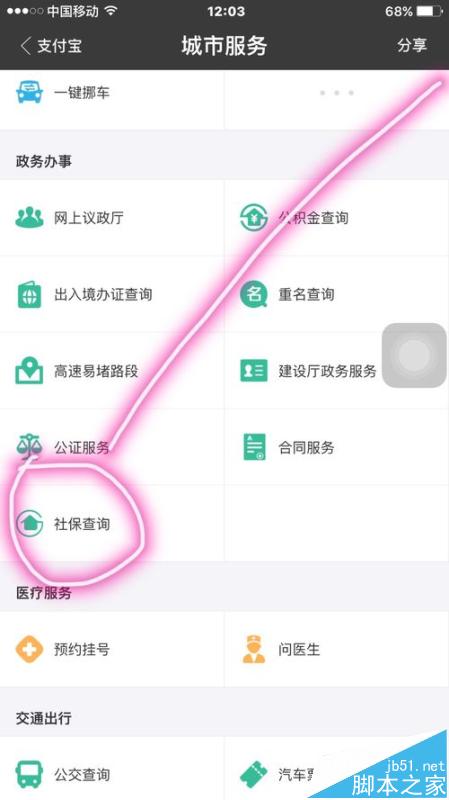 支付宝手机app怎么查询社保缴费情况?