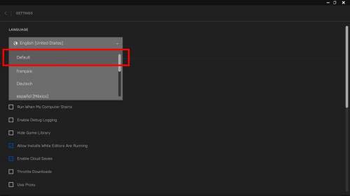 epic平台怎么设置中文 epic中文设置教程