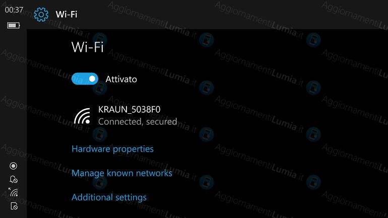 下个Win10 Mobile红石2预览版将带来新的Wi-Fi设置页面