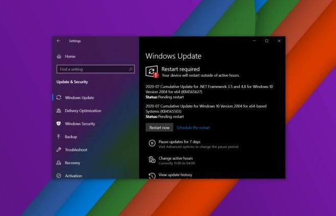 Win10版本2004 Build19041.388更新补丁KB4565503正式推送