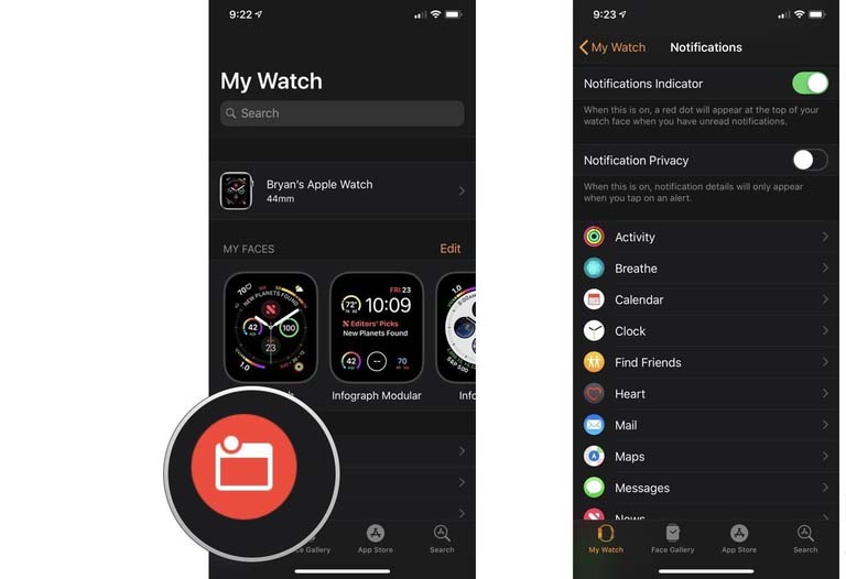 AppleWatch怎么设置各种应用程序通知?