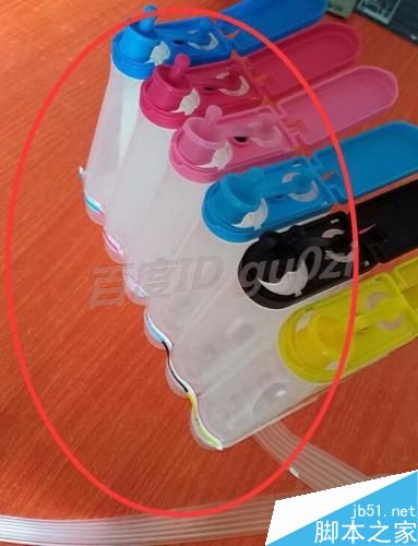 空的连续供墨系统添加墨水墨盒及抽出空气的操作方法
