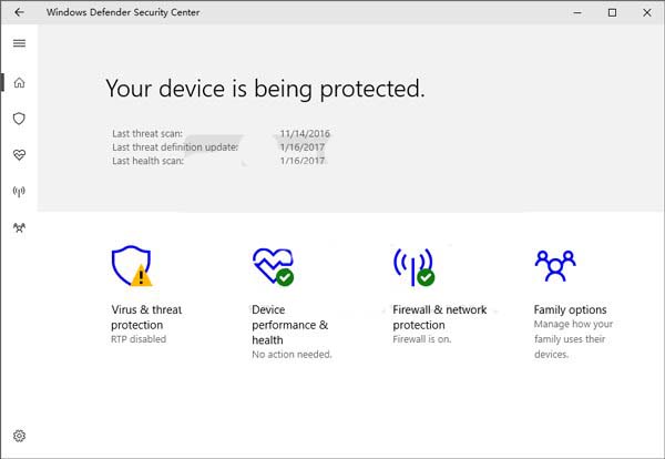 Win10中Windows Defender无法启动的快速解决办法