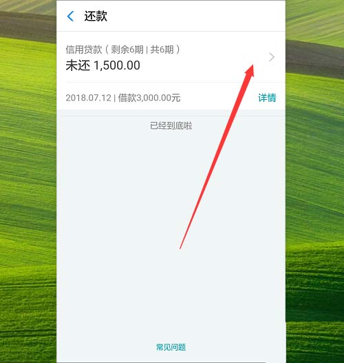 支付宝借呗提前还款怎么查看利息?