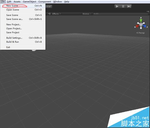 Unity3d怎么创建工程与场景?