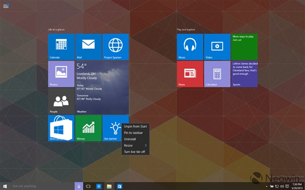 (组图)Win10 Build 10130 图赏：系统图标更加美观