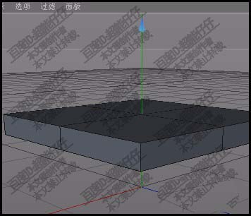 c4d角锥怎么快速变成平面?