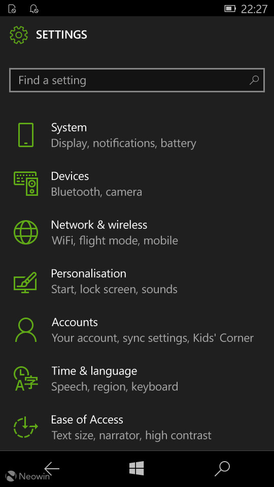 Windows 10  10136手机预览版发布 图赏