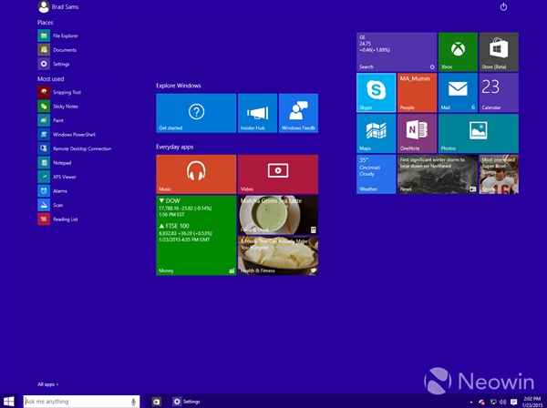 win10最新预览版海量图赏：很稳定 值得升级
