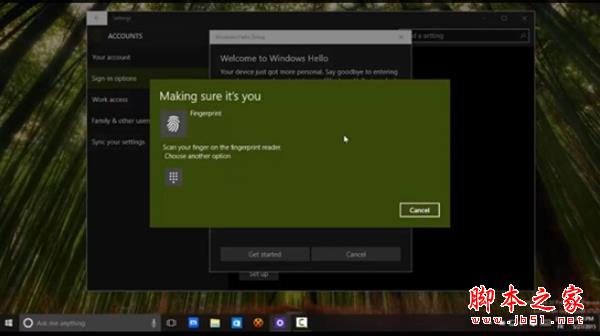 指纹识别解锁OUT了!Windows 10生物识别来了