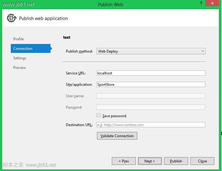 VS2012发布ASP.NET网站到本地IIS的方法