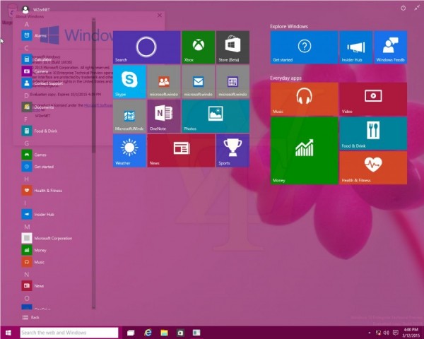 Win10 Build 10036新一批截图曝光 未见Spartan浏览器