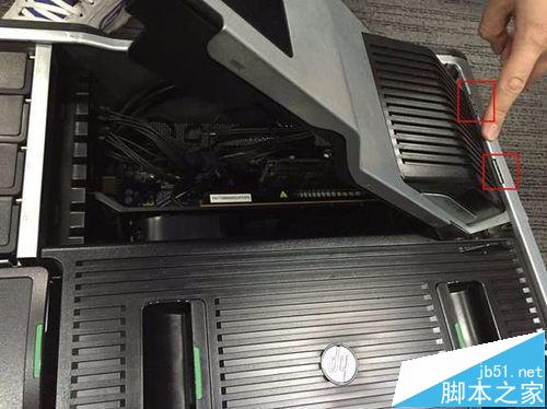 hp z840工作站独立显卡导风槽的拆装图文教程