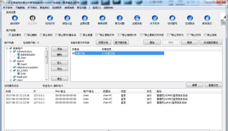 （亲身经历）文件服务器管理软件之共享文件权限设置的方法、共享文件怎么设置权限