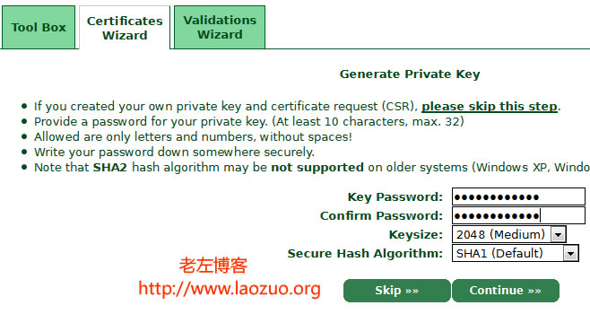 StartSSL申请图文全过程 让网站拥有免费SSL证书