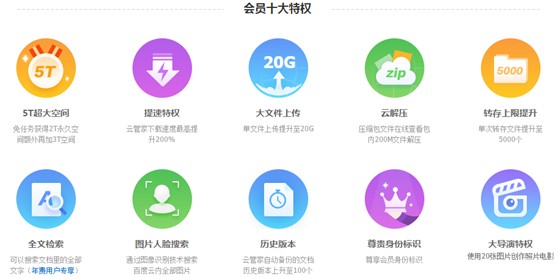 百度云会员有什么用途及特权？百度云会员提速特权方法及详情介绍