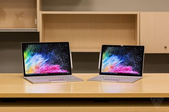 叫板MacBook Pro 微软推出15英寸Surface Book 2