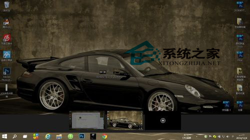 Win10切换虚拟桌面的快捷键windows键+tab键