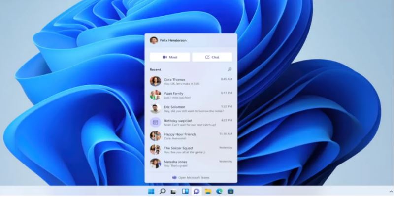 微软正式宣布 Windows11:全新居中“开始”菜单,动态磁贴没了
