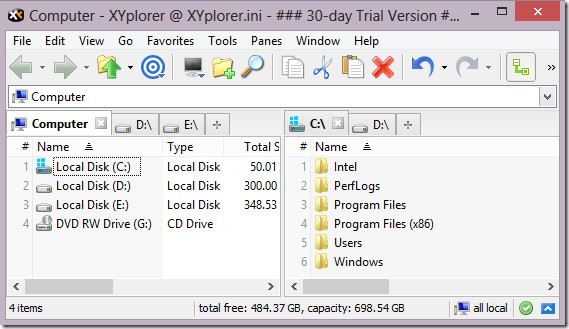 XYplorer 实用技巧：双栏与标签(图文)