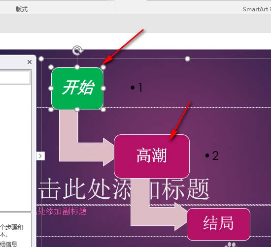 ppt怎么绘制精美带箭头的流程图?
