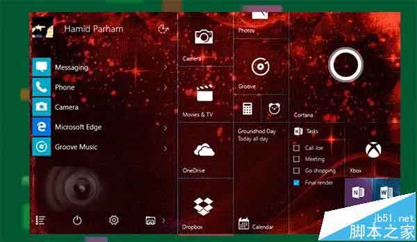 Win10 Mobile预览版14328中右滑开始屏幕/爆裂磁贴/分屏模式体验