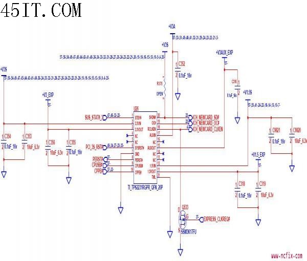 神舟优雅Q310Y EXPRESS卡控制电路图