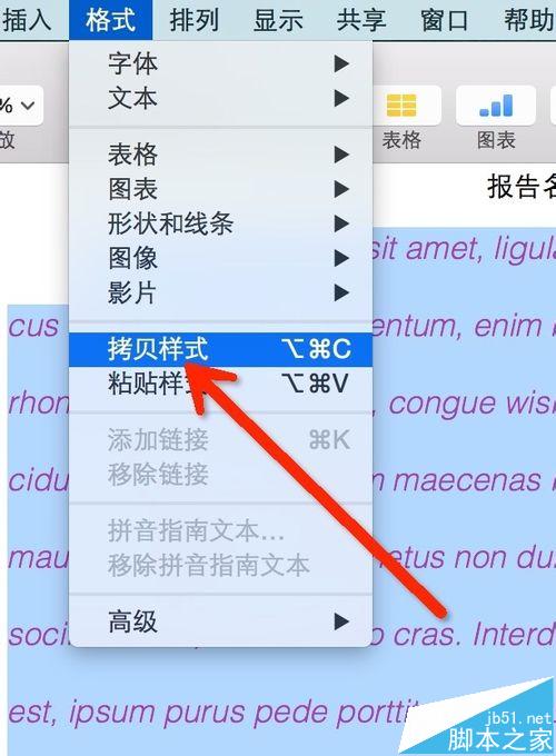 Mac怎么复制文本格式? Mac自带pages使用格式刷的教程