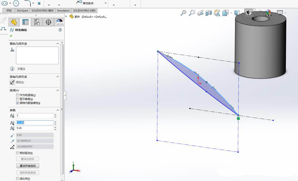 Solidworks怎么建模螺旋桨? sw画螺旋桨模型的教程
