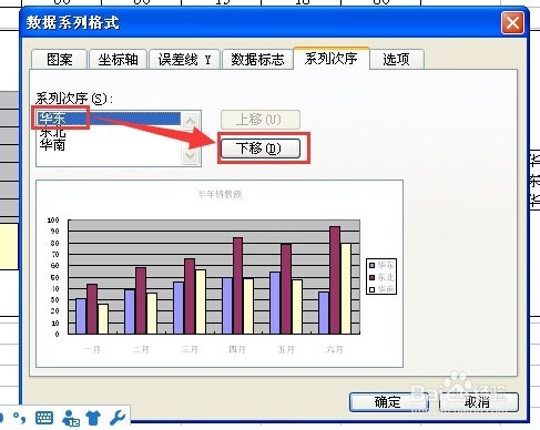excel中改变数据系列的次序实例操作步骤图文演示