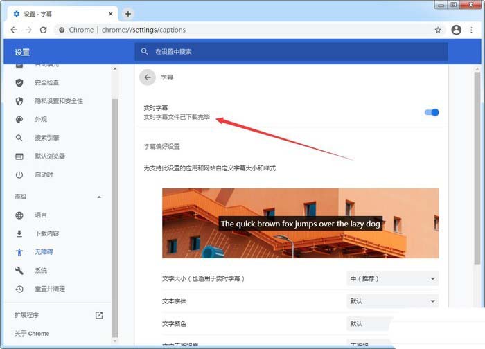 Chrome浏览器怎么开启实时字幕? chrome实时字幕插件的玩法