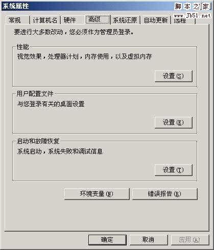 Windows XP系统虚拟内存的标准设置方法