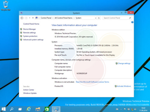 Windows9界面预览图欣赏 Windows9预计10月初发布
