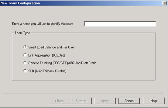 Win2000/2003 Broadcom 网卡 teaming 配置手册