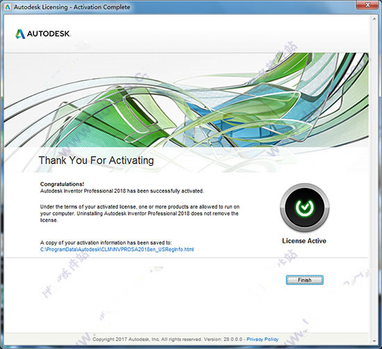 AutoDesk Inventor 2018破解版安装图文教程(附序列号+注册机)
