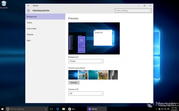 Windows 10 Build 10154上手操作截图欣赏