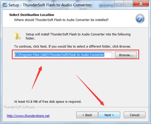 swf转音频文件ThunderSoft Flash to Audio Converter安装及激活教程
