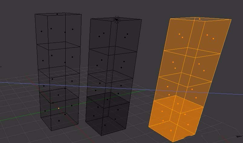 Blender建模怎么扩展延伸物体的面与边?