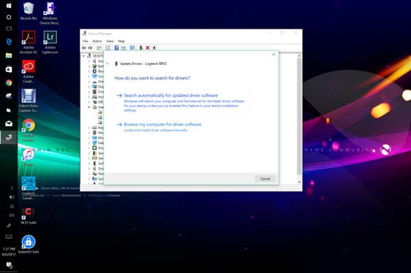 升级Win10创意者更新后罗技摄像头不能用怎么解决?