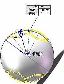 sw怎么建模足球? SolidWorks足球的制作方法