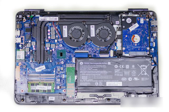 做工散热都非常优秀 惠普暗影精灵II笔记本拆机图解全过程