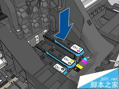 HP Designjet T790打印机怎么安装打印头?