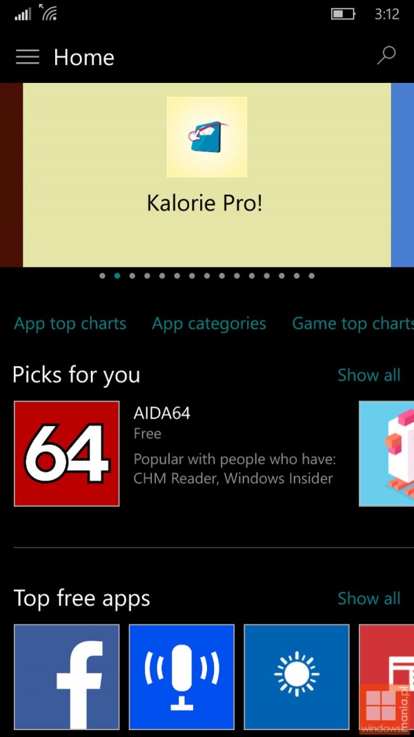 Windows 10  Build 10162手机版运行截图曝光 全新壁纸亮相
