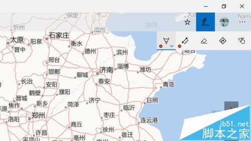 Win10系统中怎么使用墨迹给地图规划路线?