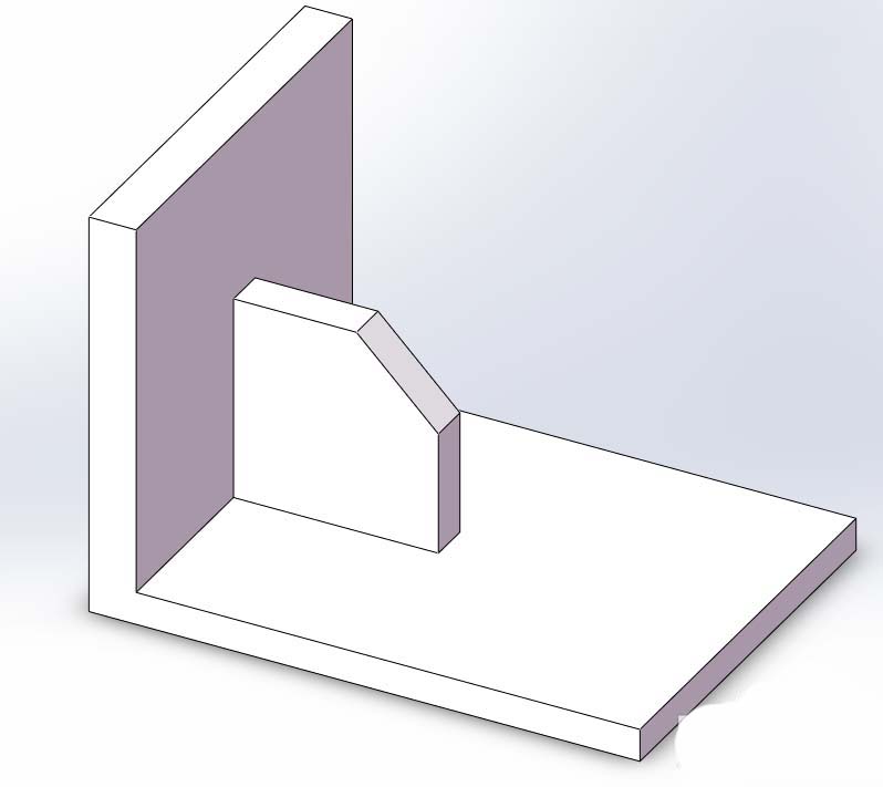 SolidWorks怎么用角撑板命令建模加强筋?
