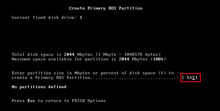 VMware 虚拟机 安装 DOS6.22（二）系统安装篇