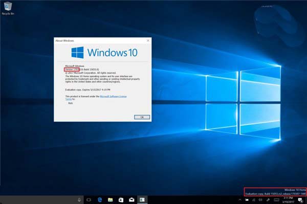 Win10创意者更新正式版本锁定1703 即将在3月份完成