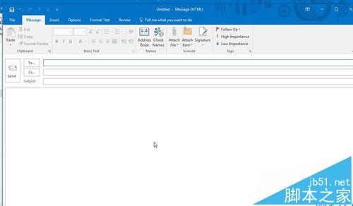 outlook2013邮件中怎么删除回车符号?